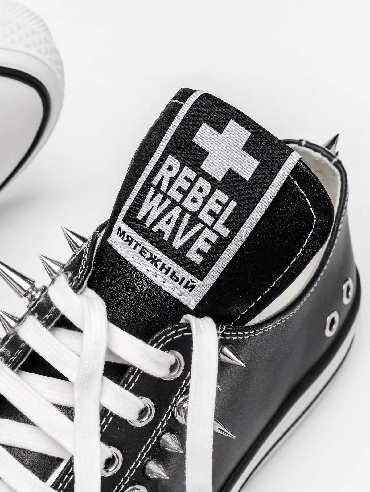 SPIKED LOW-TOP SNEAKERS