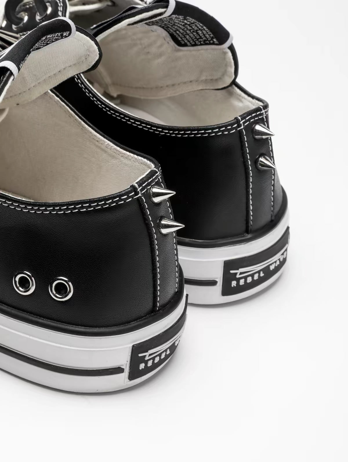 SPIKED LOW-TOP SNEAKERS
