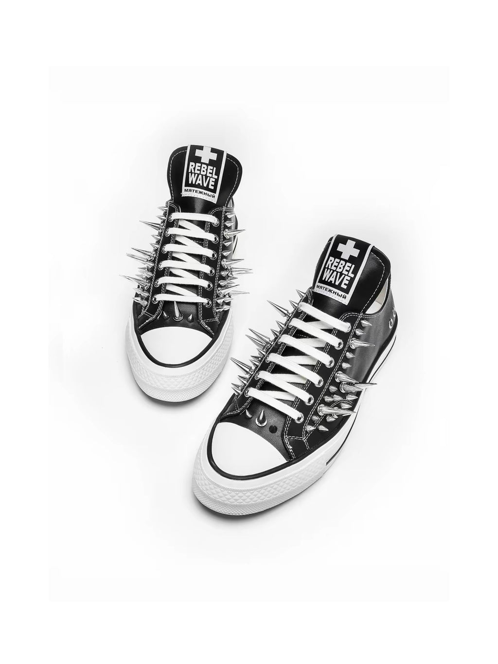 SPIKED LOW-TOP SNEAKERS
