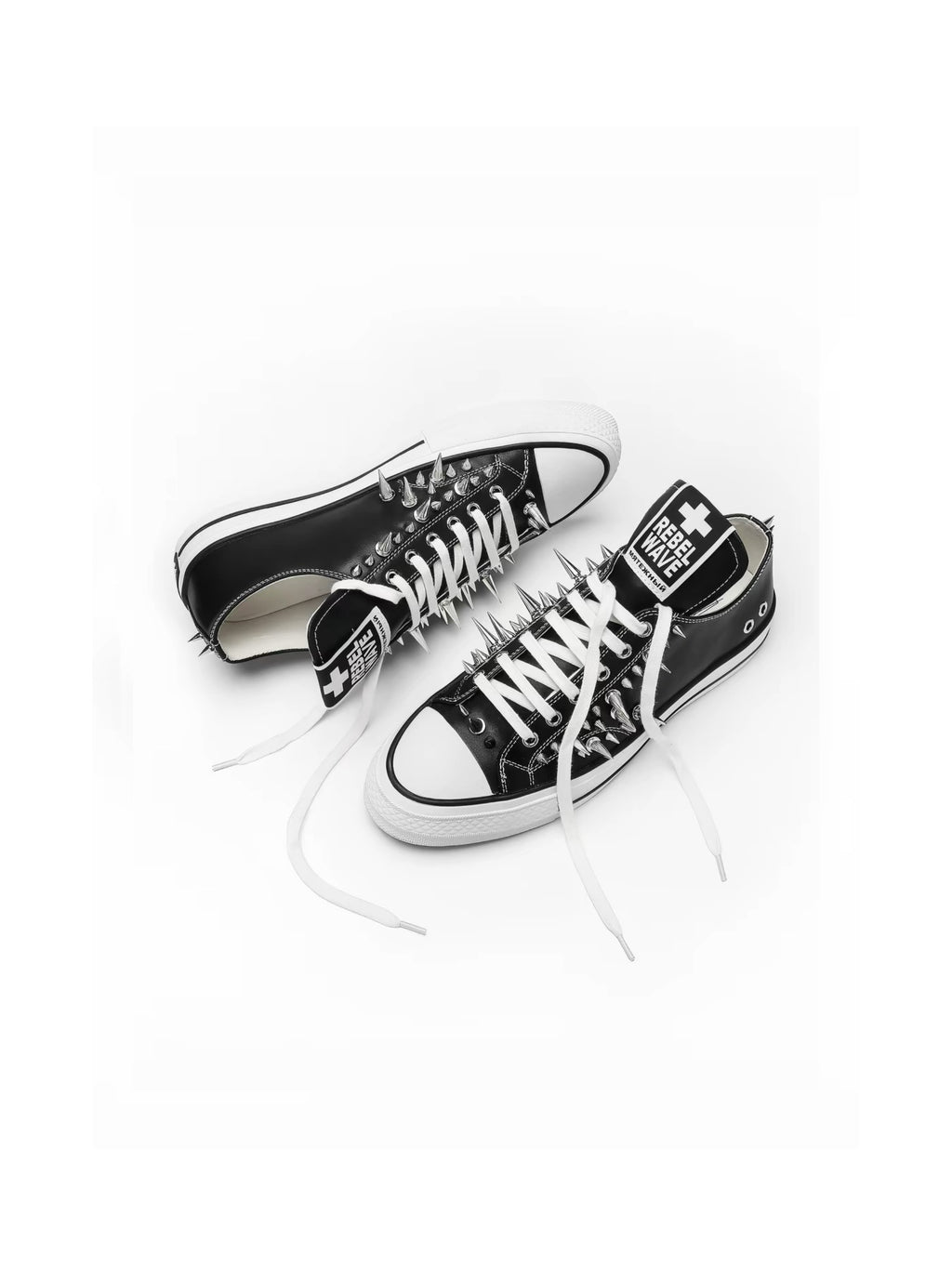 SPIKED LOW-TOP SNEAKERS