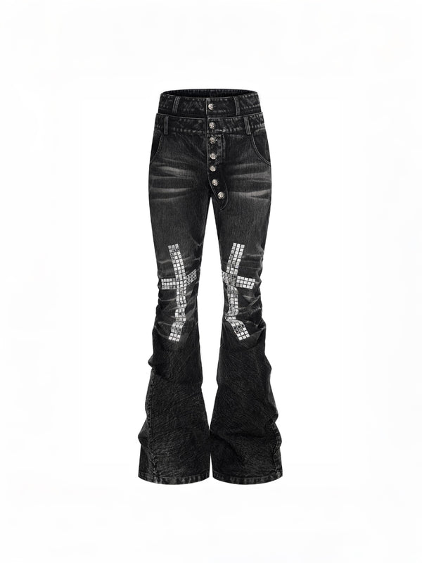 URBAN CURVED HEM JEANS