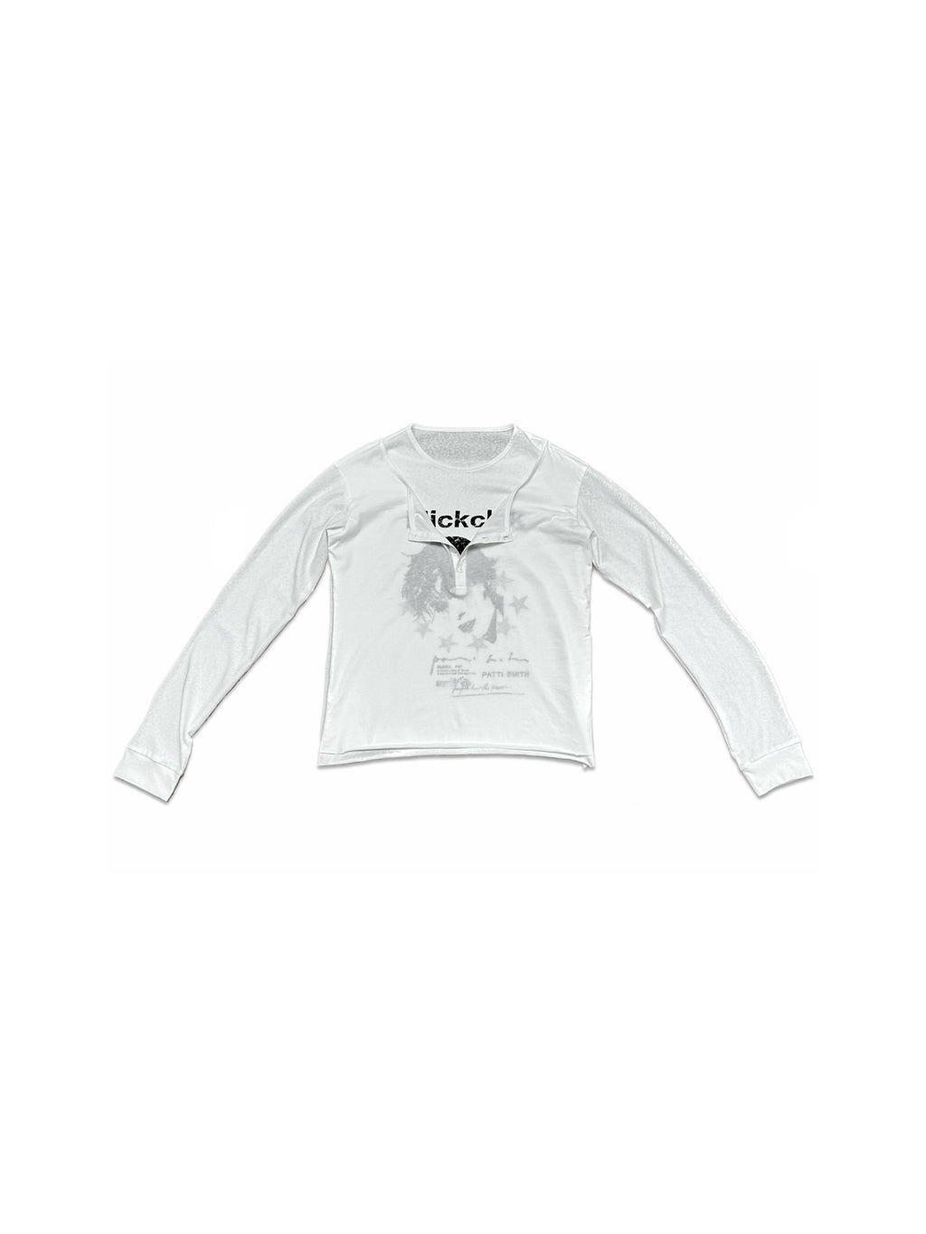 DOUBLE-LAYERED LONG SLEEVE T-SHIRT