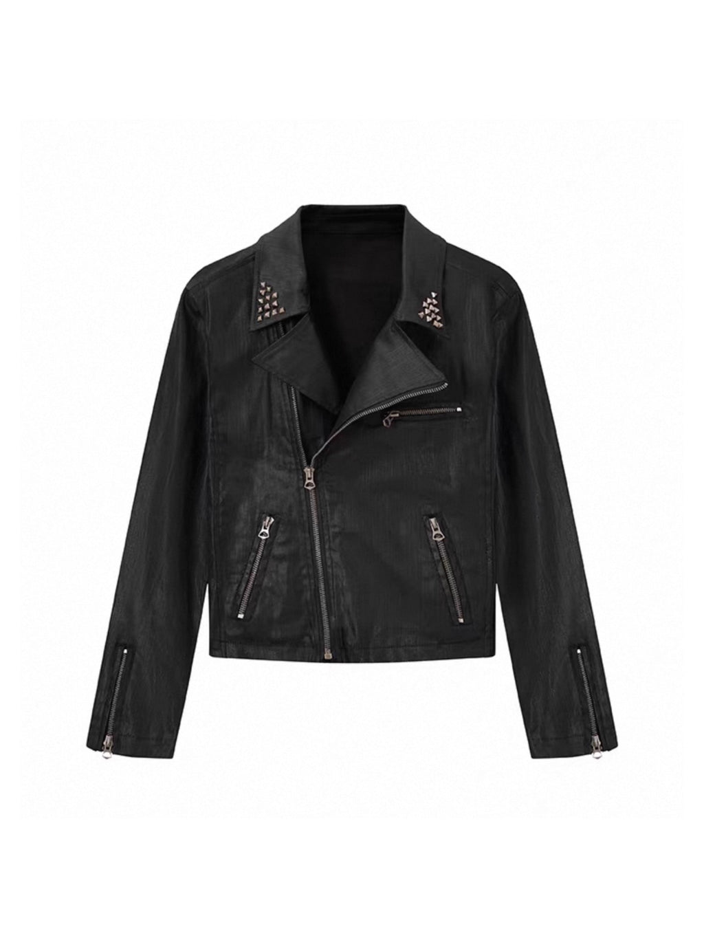 PUNK STUDDED BIKER JACKET