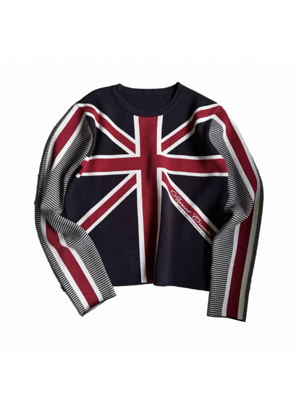 UNION JACK STRIPE SWEATER