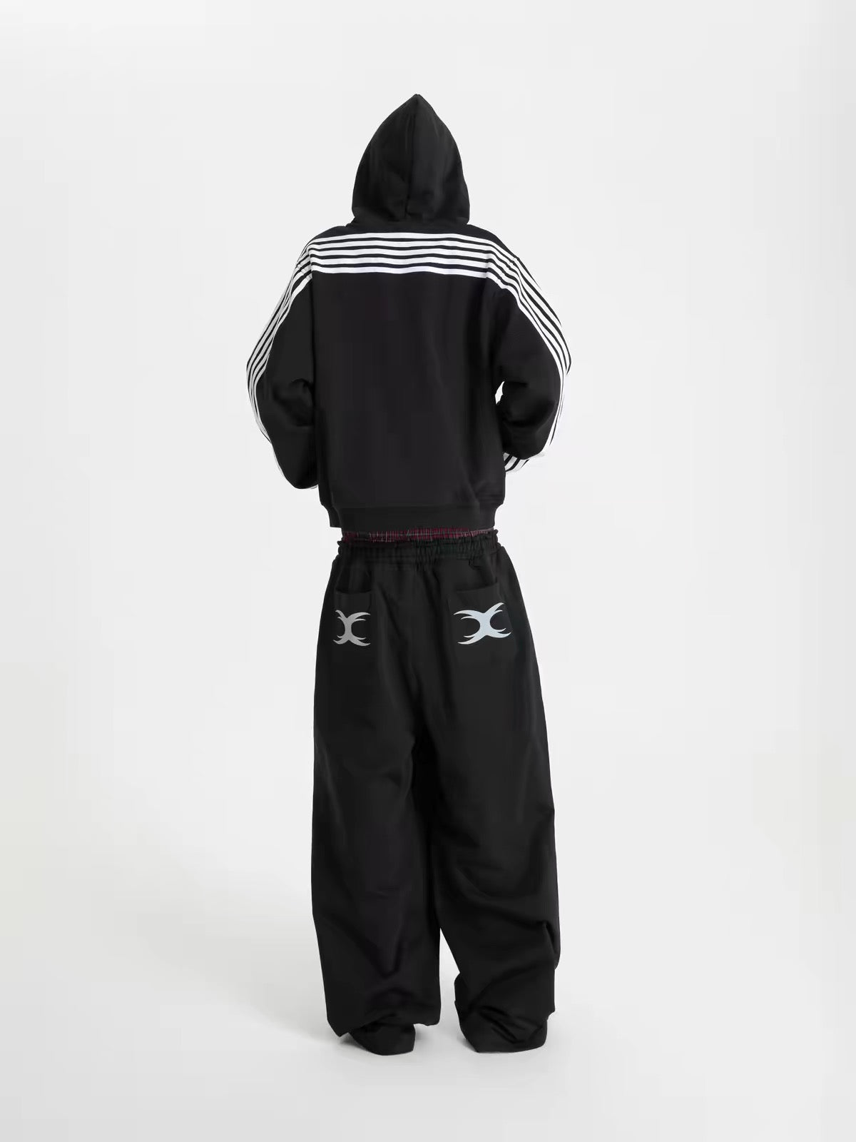 CREST STRIPE  HOODIE