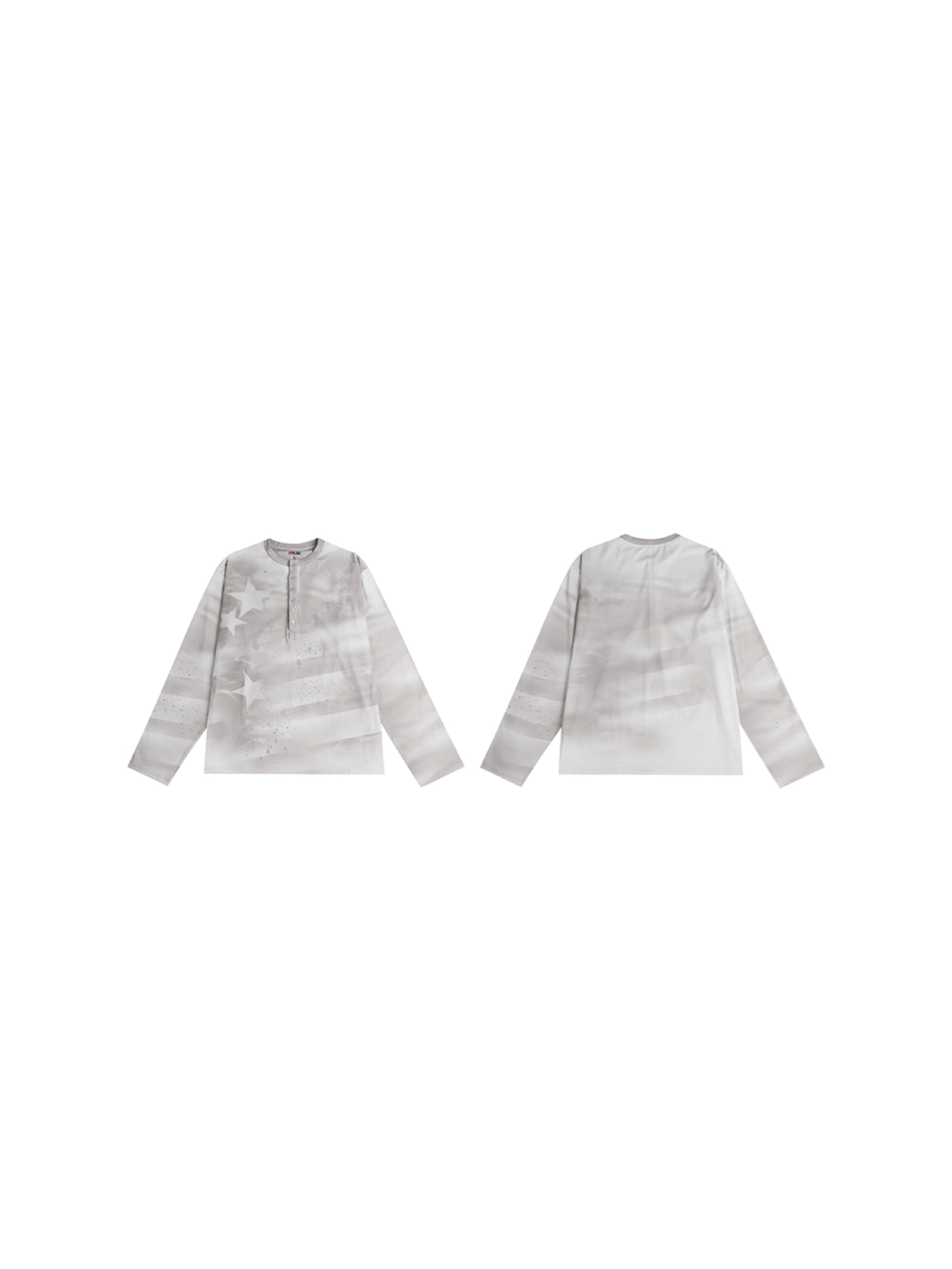 STARRY BOXY HENLEY TEE