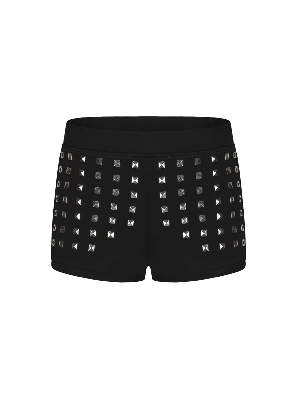 STUDDED LOW WAIST CROSS SHORTS