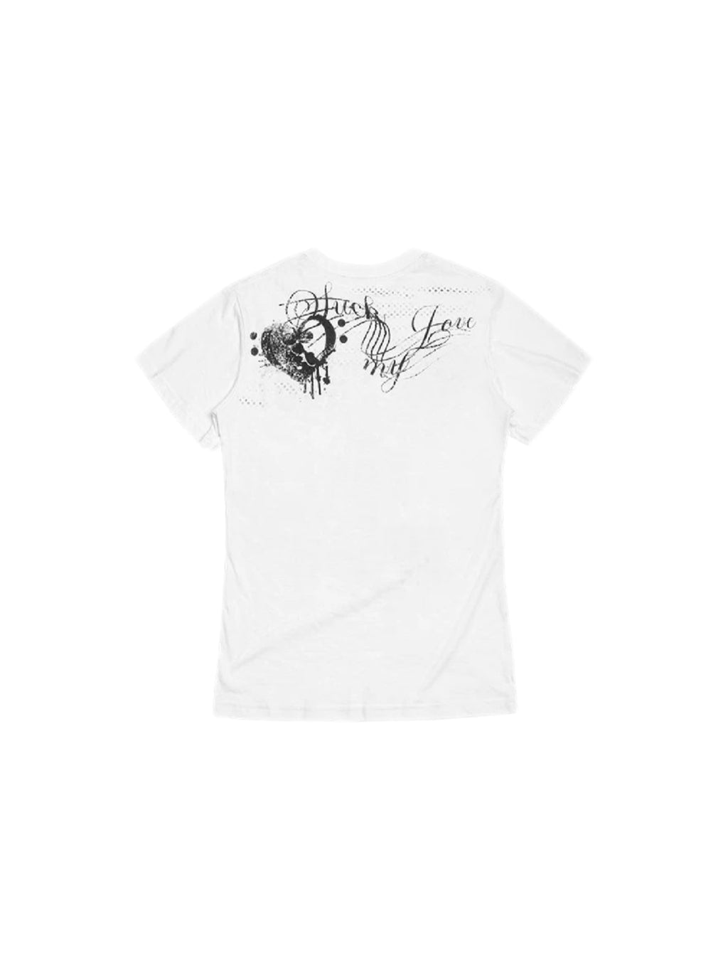 LOVE HEART SKULL RIVET TEE