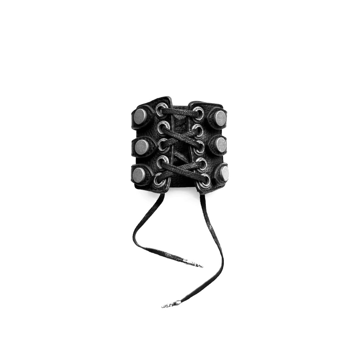 CORSET LACE-UP LEATHER BRACELET