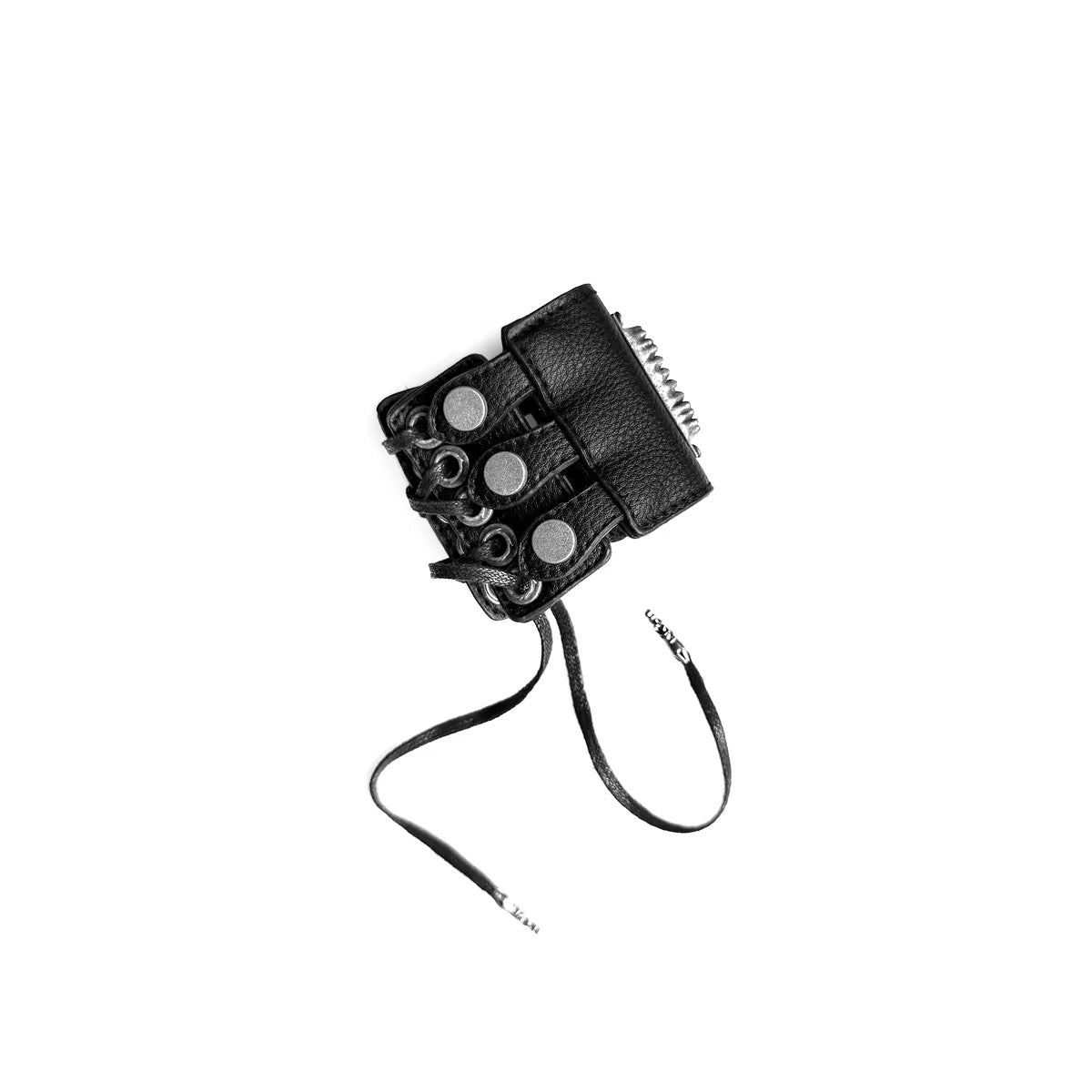 CORSET LACE-UP LEATHER BRACELET