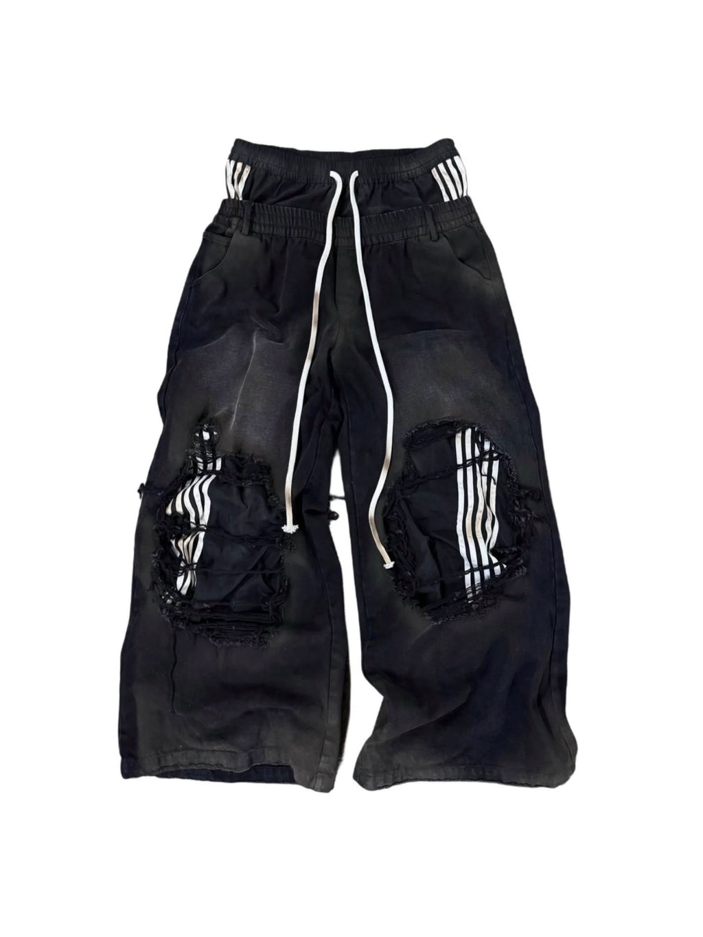 DOUBLE VOID DISTRESSED PANTS