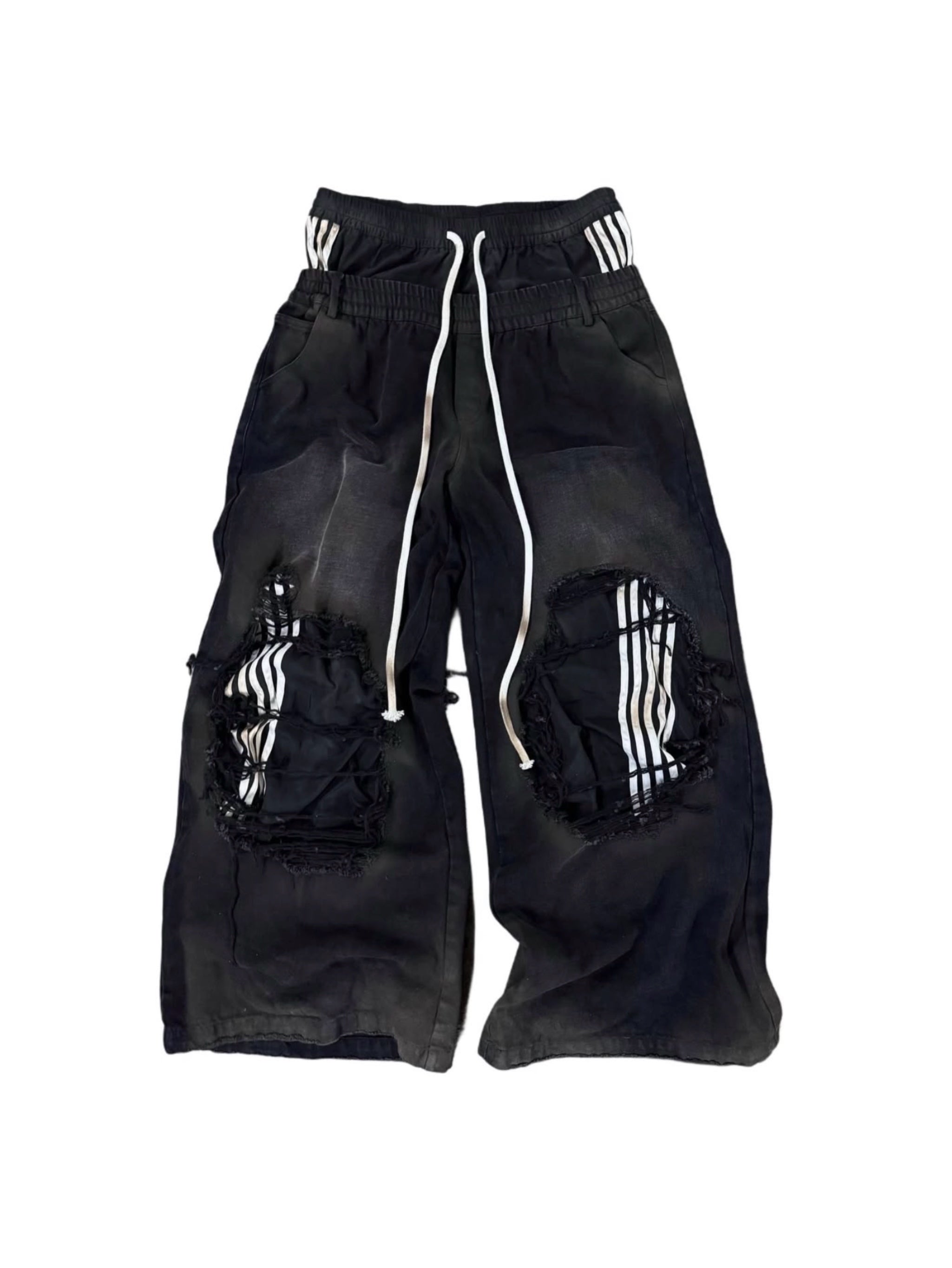 DOUBLE VOID DISTRESSED PANTS