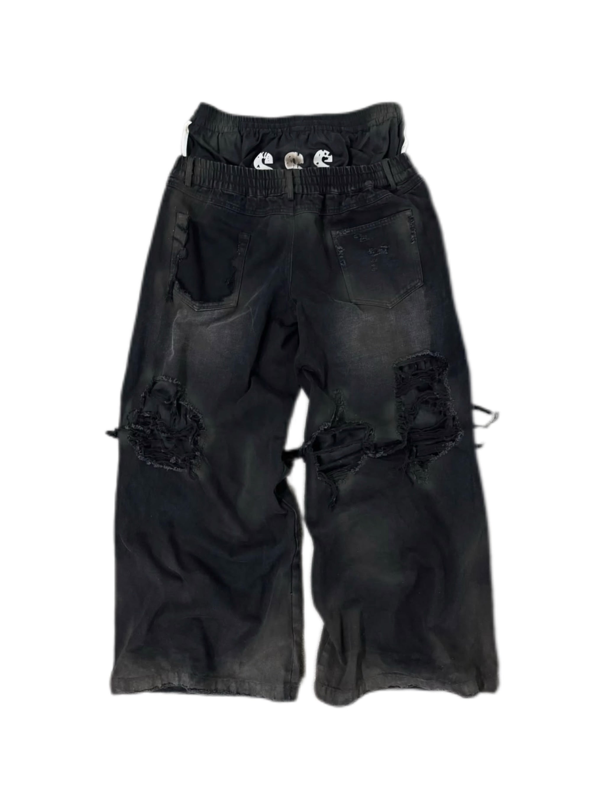 DOUBLE VOID DISTRESSED PANTS
