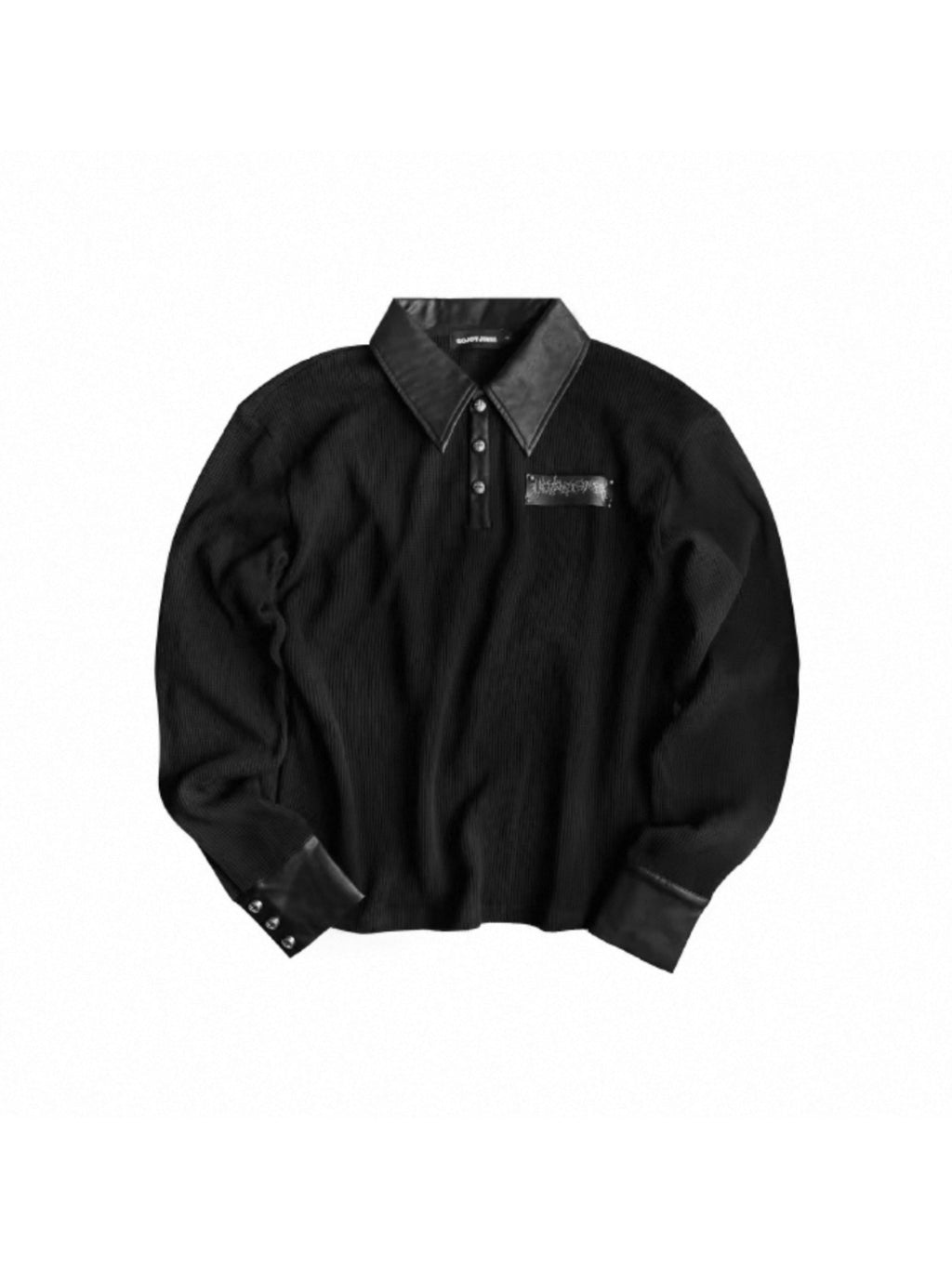 SANSKRIT STUDDED POLO SHIRT