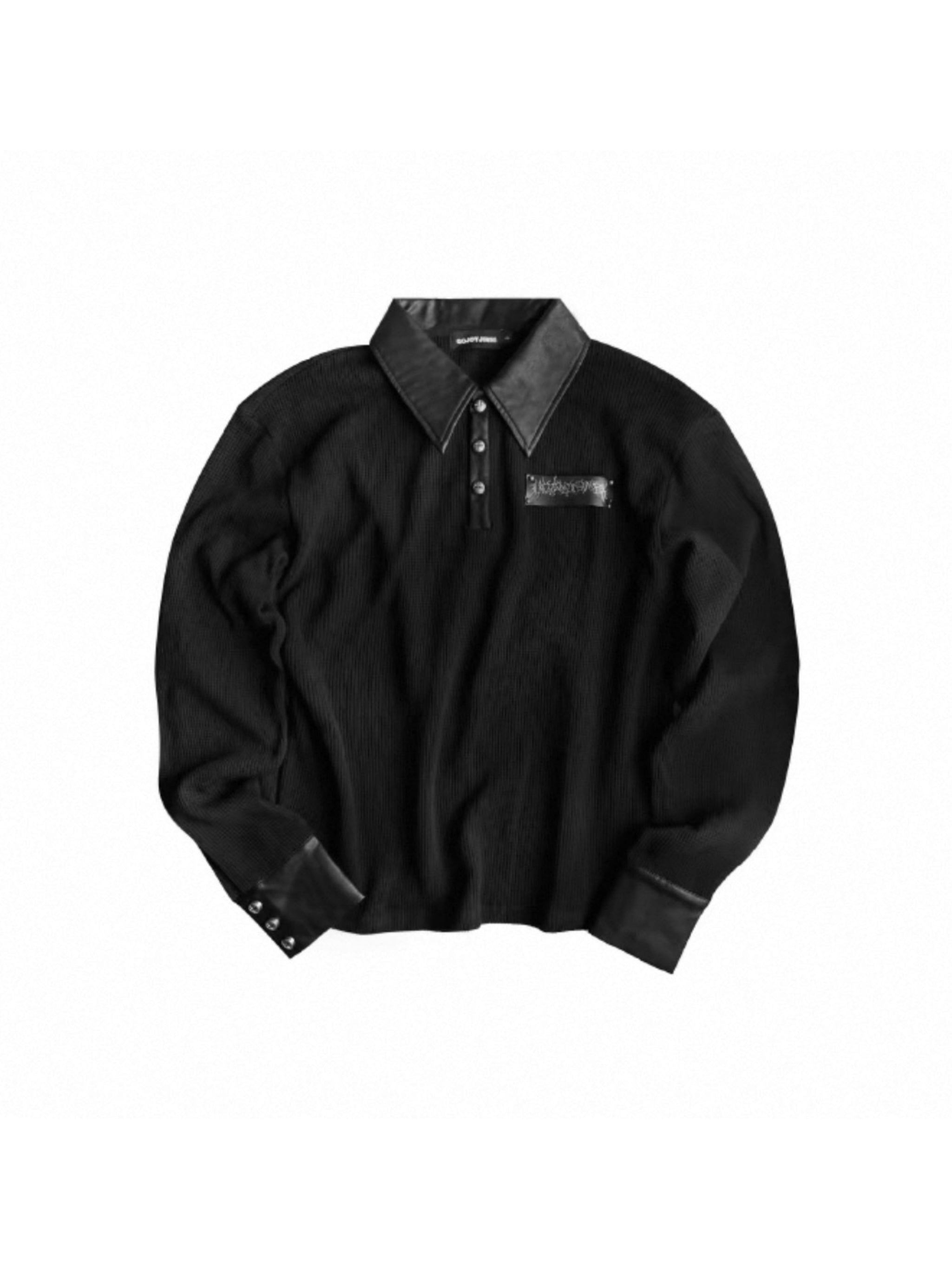 SANSKRIT STUDDED POLO SHIRT