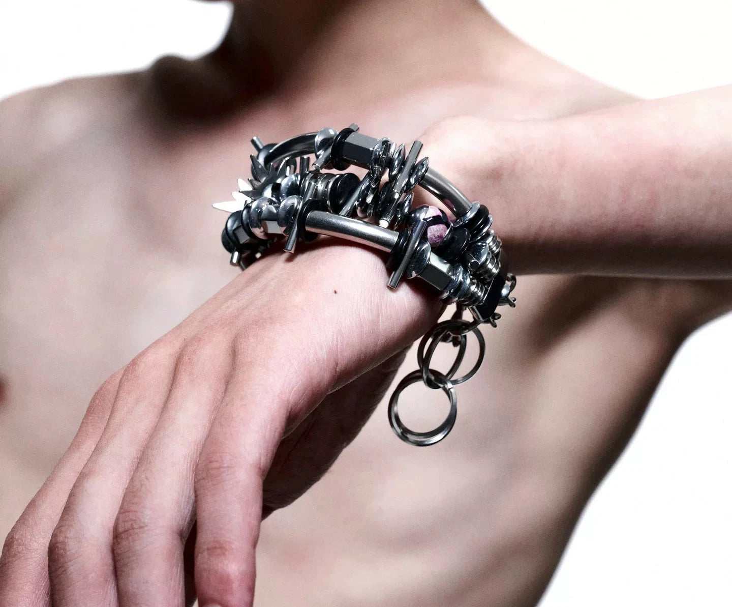 INDUSTRIAL METAL BRACELET