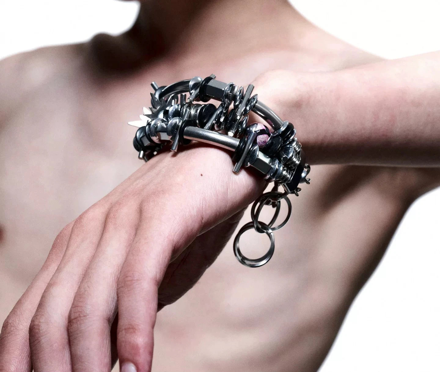 INDUSTRIAL METAL BRACELET