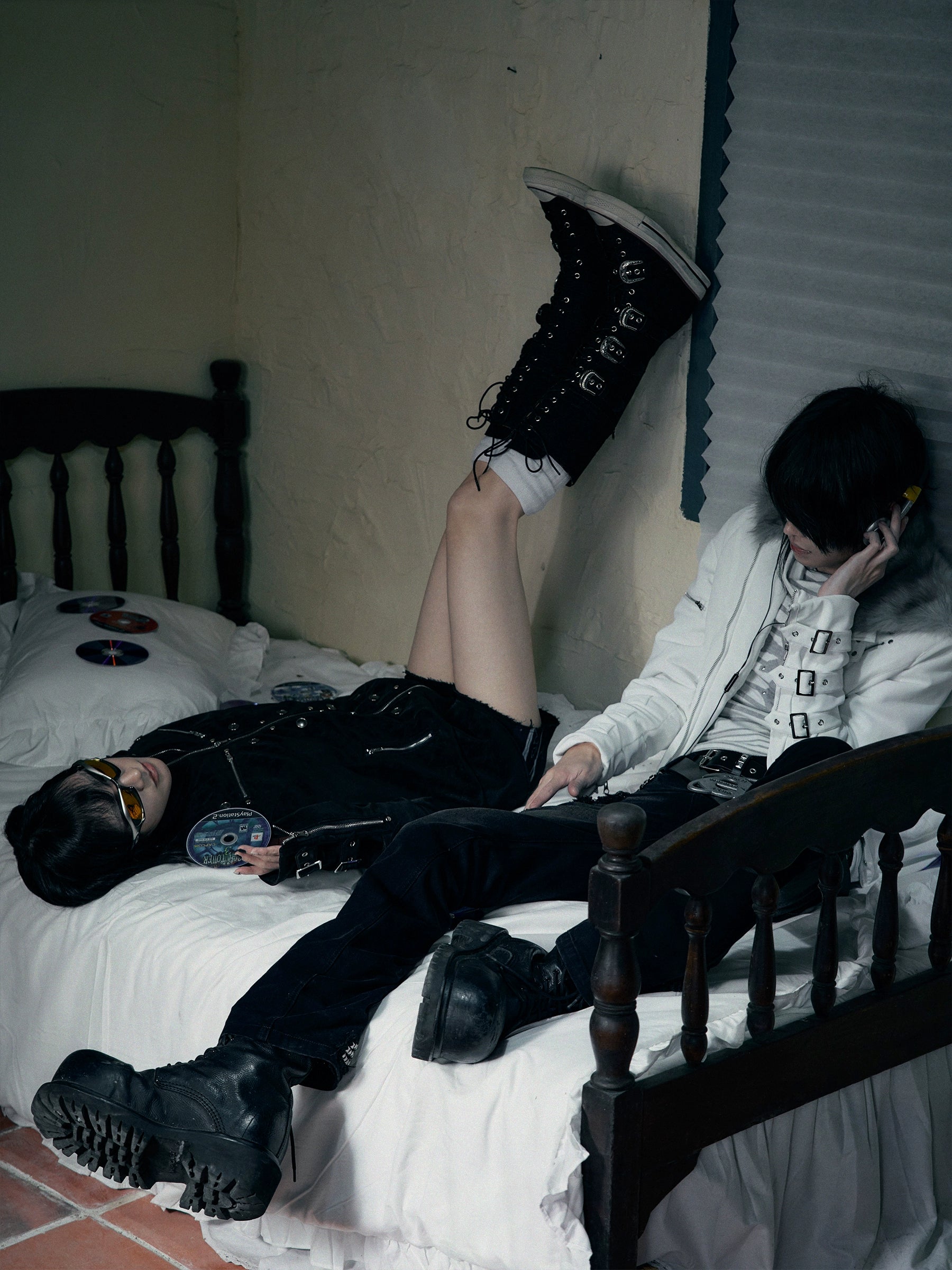 SACRED FEATHER SUEDE JACKET