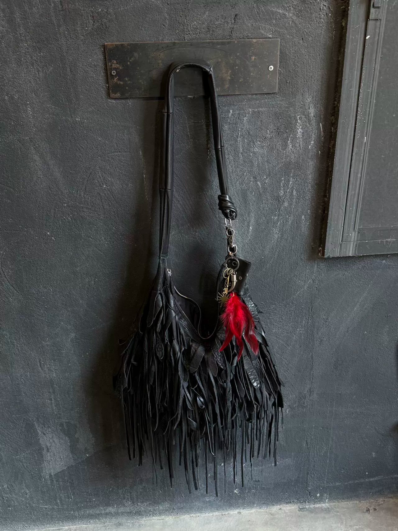 FRAYED EDGE BAG