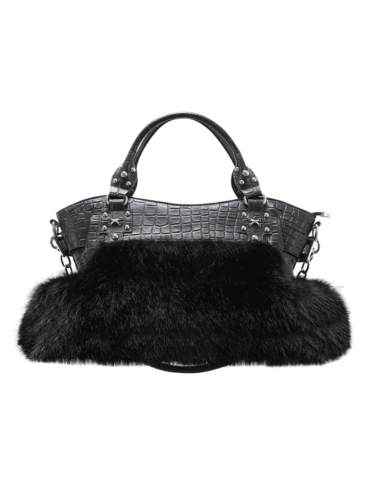 FAUX FUR BAG