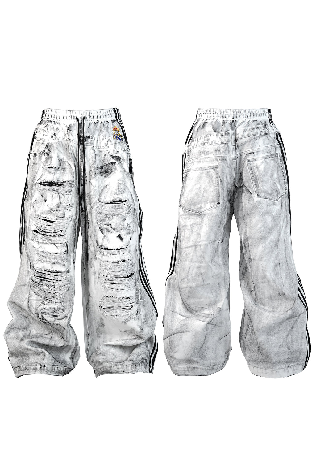 IRIDESCENT CRASH PANTS