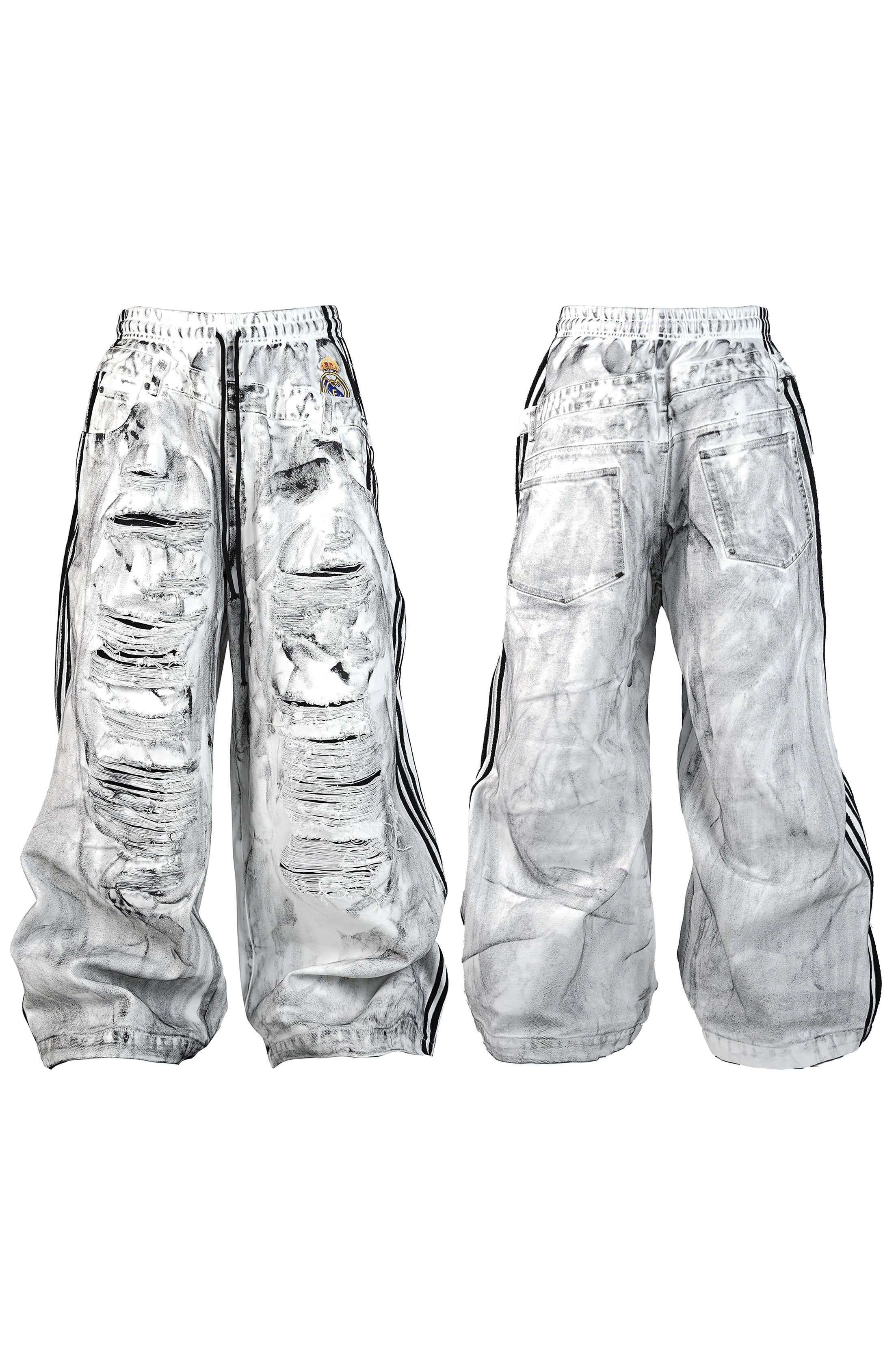 IRIDESCENT CRASH PANTS