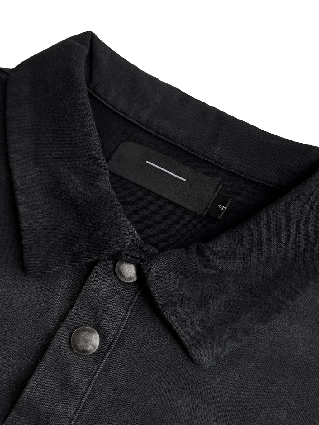 DISTRESSED POLO SHIRT WITH PRINT