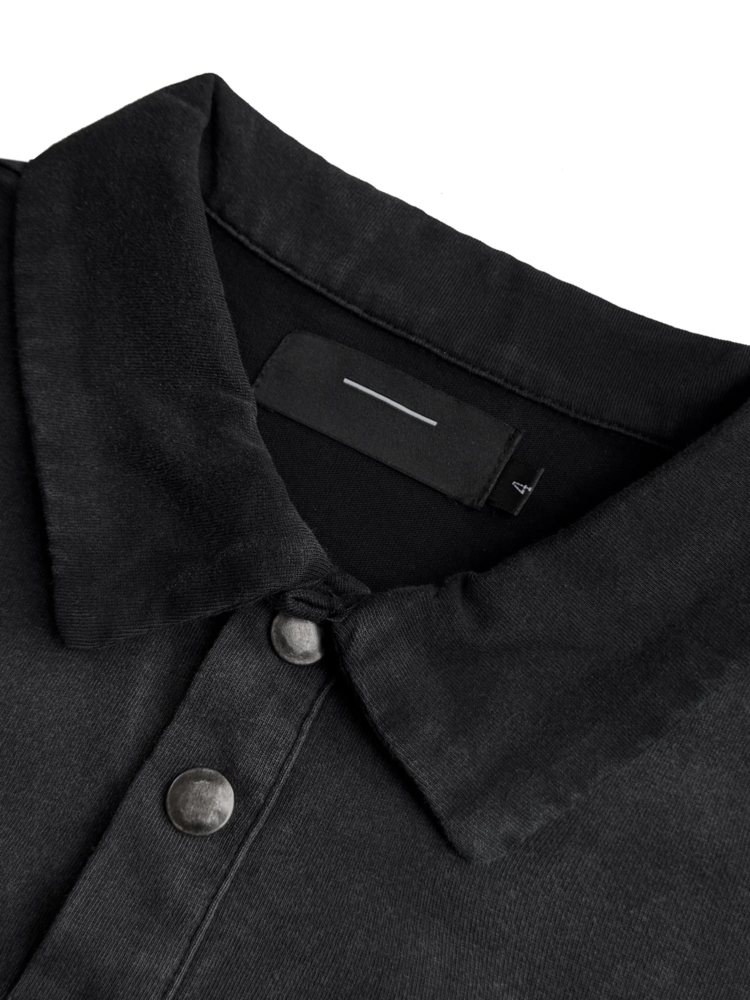 DISTRESSED POLO SHIRT WITH PRINT