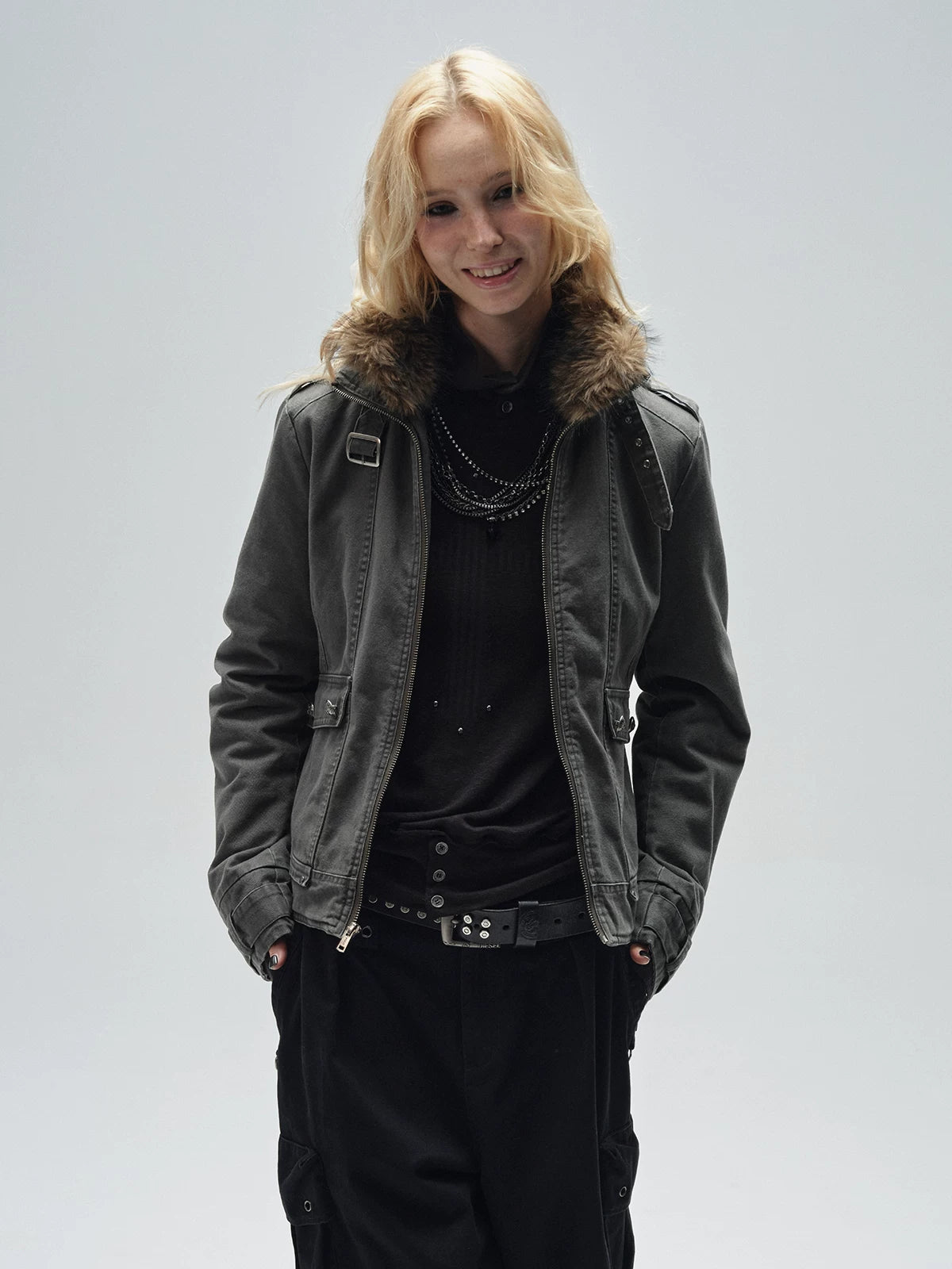 SLIM PUNK LONG SLEEVE T-SHIRT