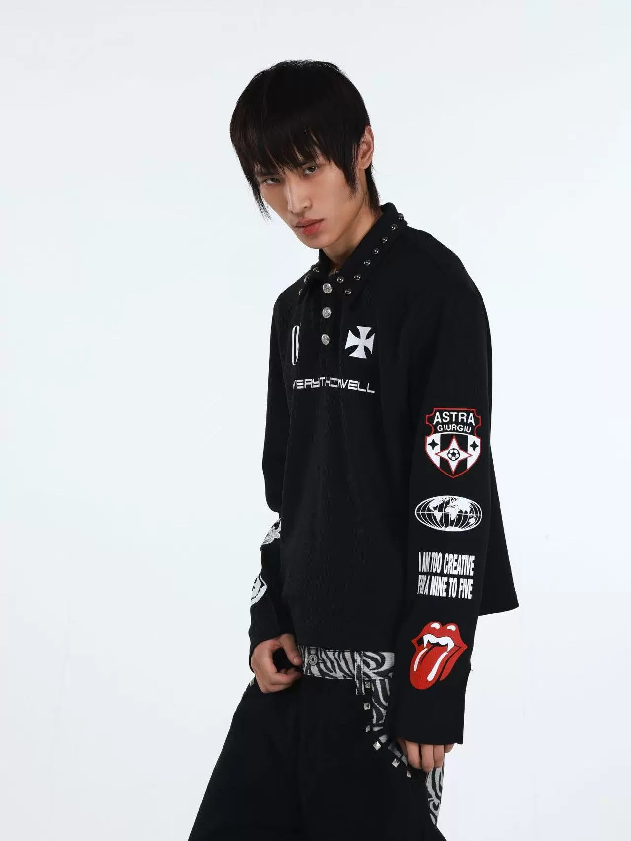 VINTAGE RIVET POLO SHIRT