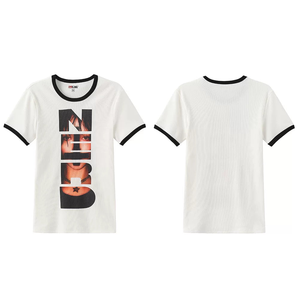 NERD PUNK SPLICED T-SHIRT