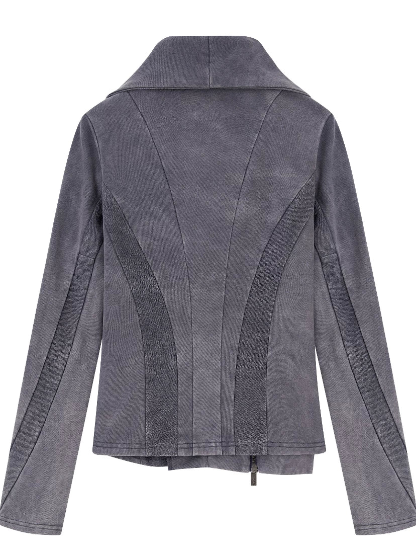 DECONSTRUCTED SLIM-FIT HOODIE