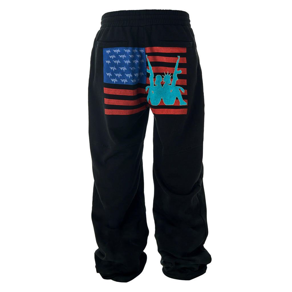 RUINED FLAG SWEATPANTS