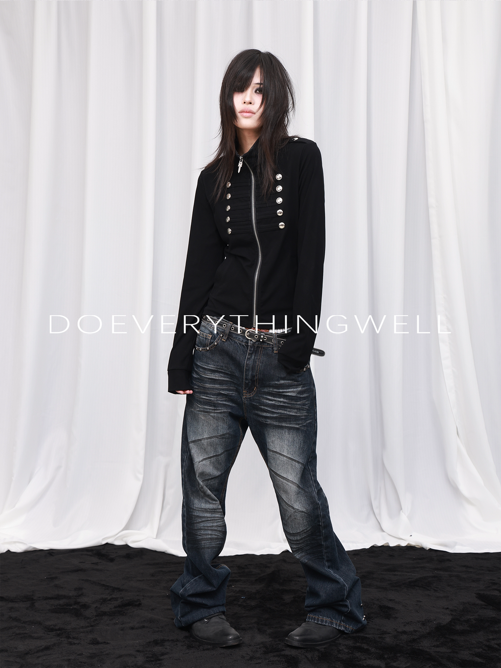 NAPOLEON-STYLE CROPPED JACKET