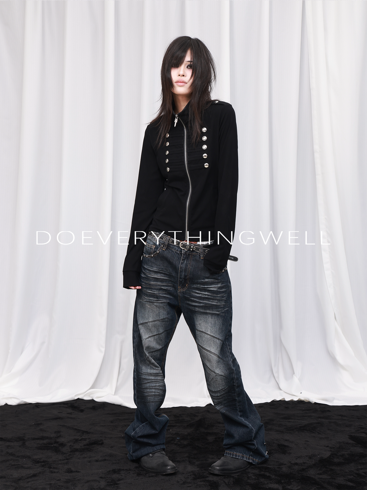 NAPOLEON-STYLE CROPPED JACKET