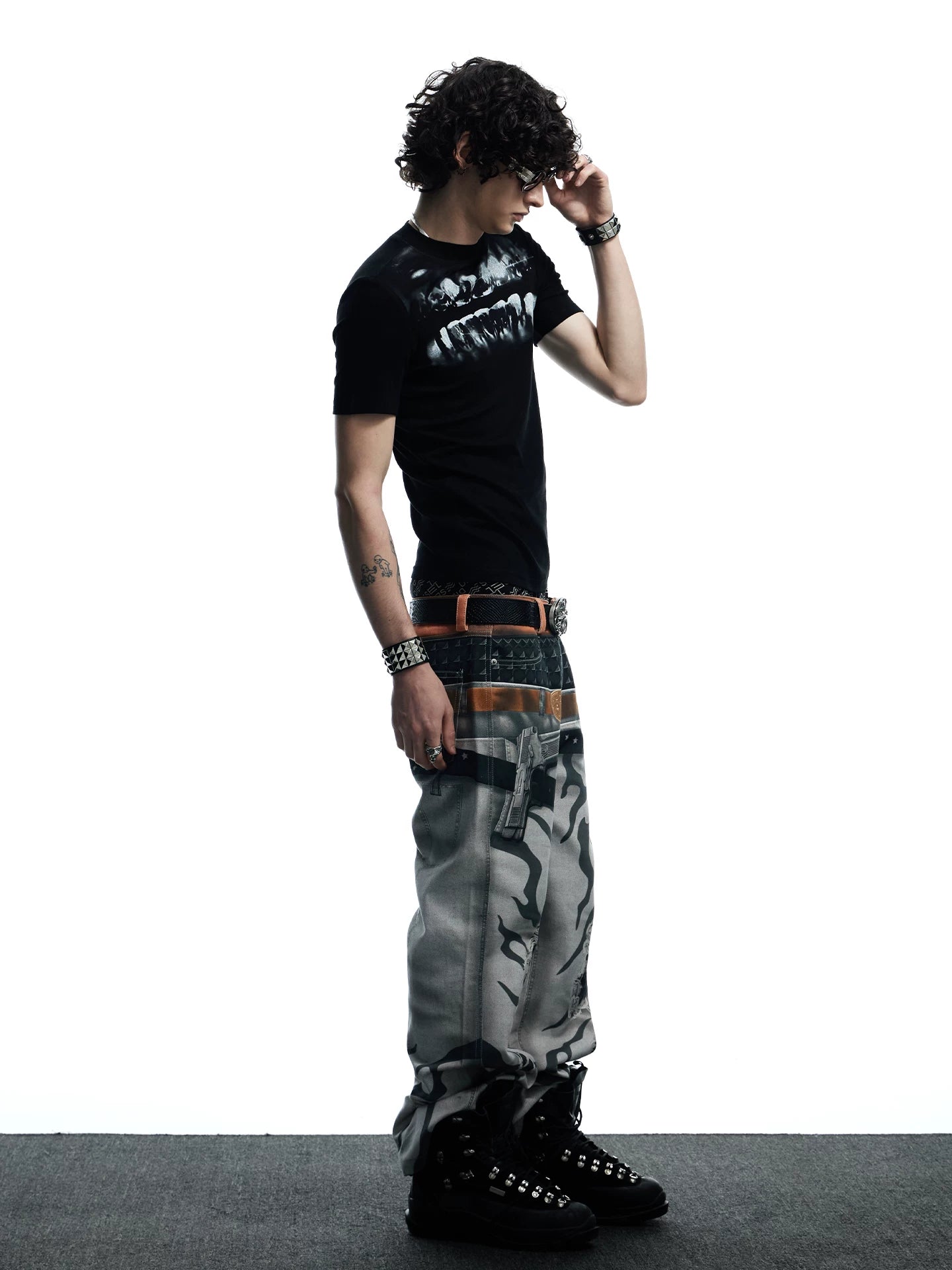 SLIM WOOL BLEND T-SHIRT