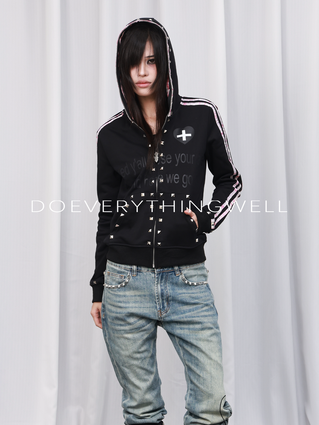 CHECKERED HOODIE JACKET