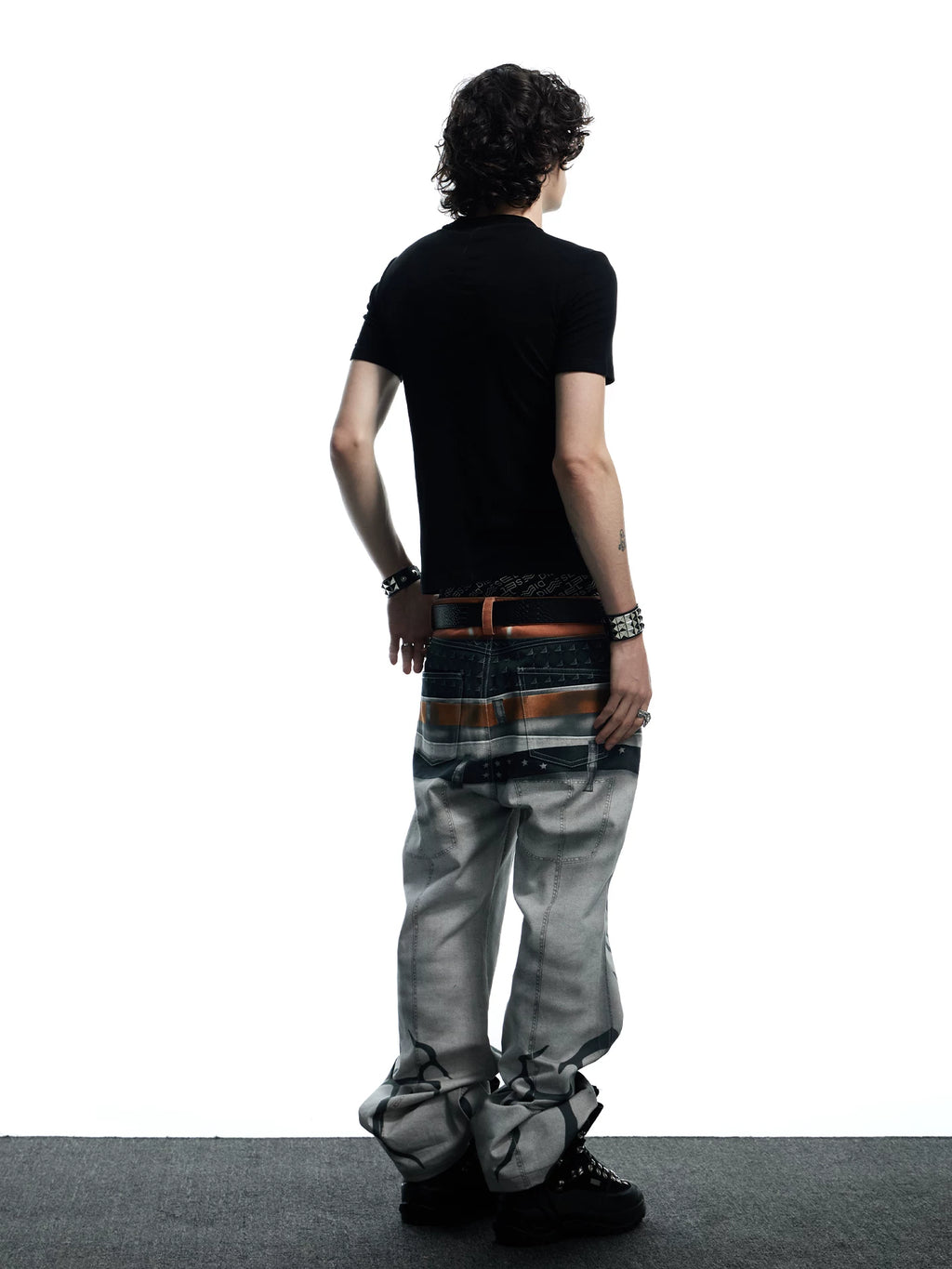 SLIM WOOL BLEND T-SHIRT