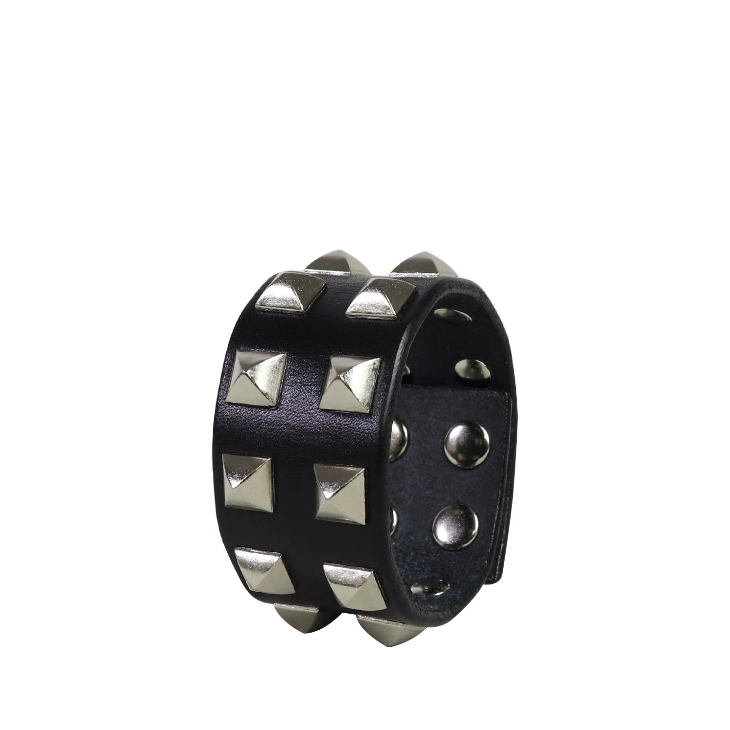 LEATHER PUNK BRACELET