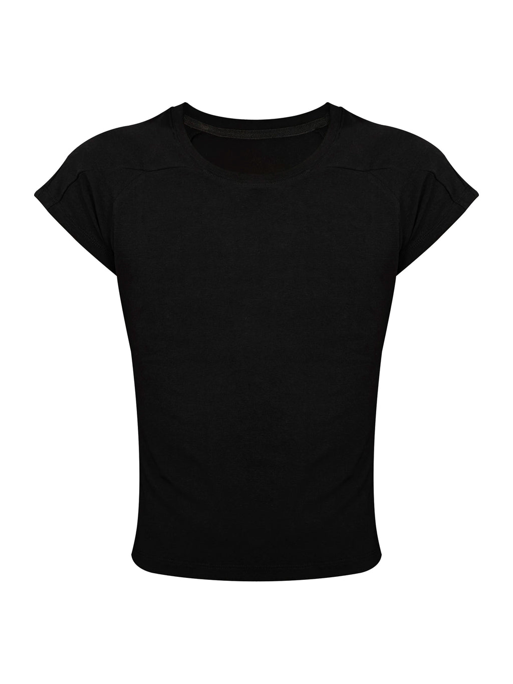 STRUCTURED SPLIT FLY T-SHIRT