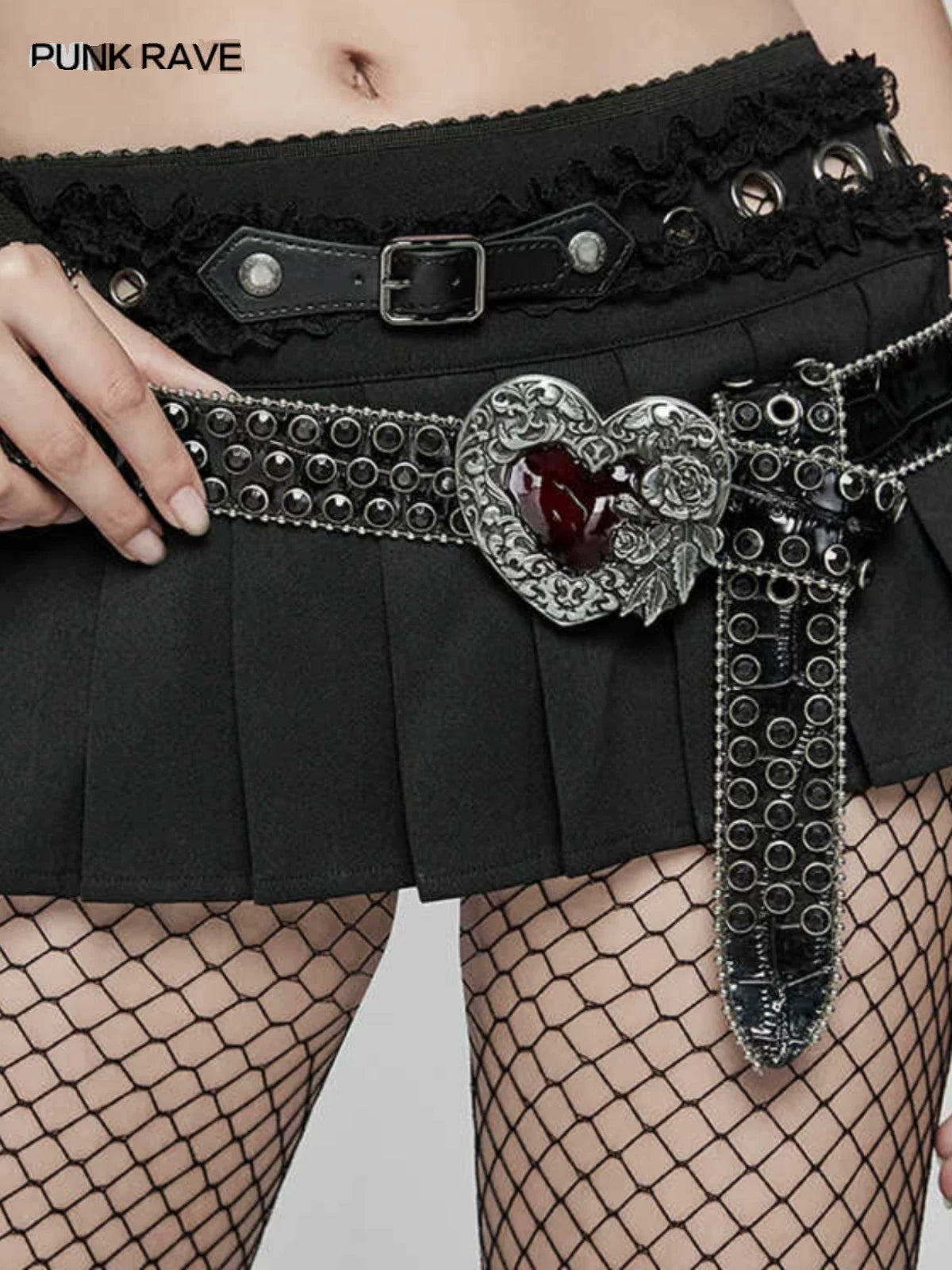 RHINESTONE ACCENT BELT