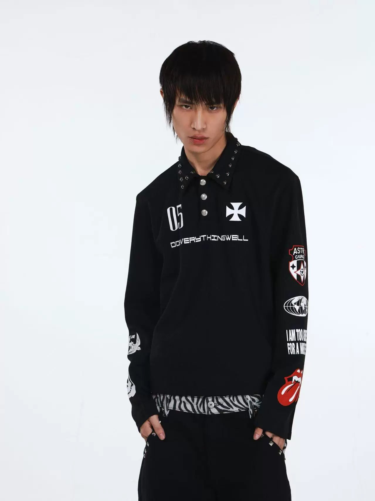 VINTAGE RIVET POLO SHIRT