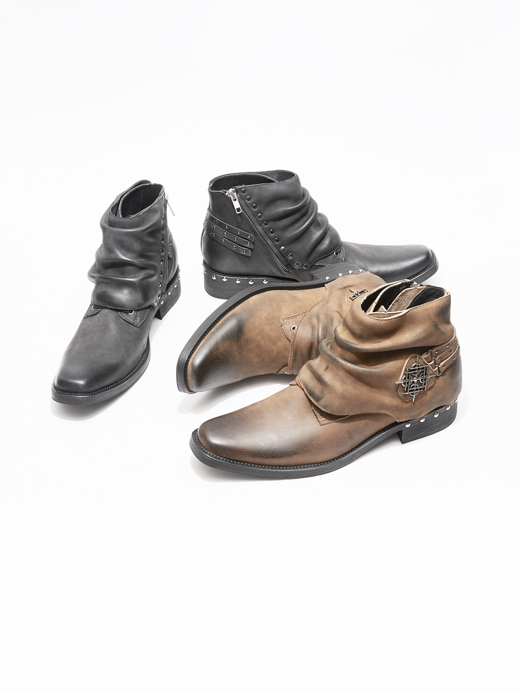 VINTAGE STUDDED CHELSEA BOOTS