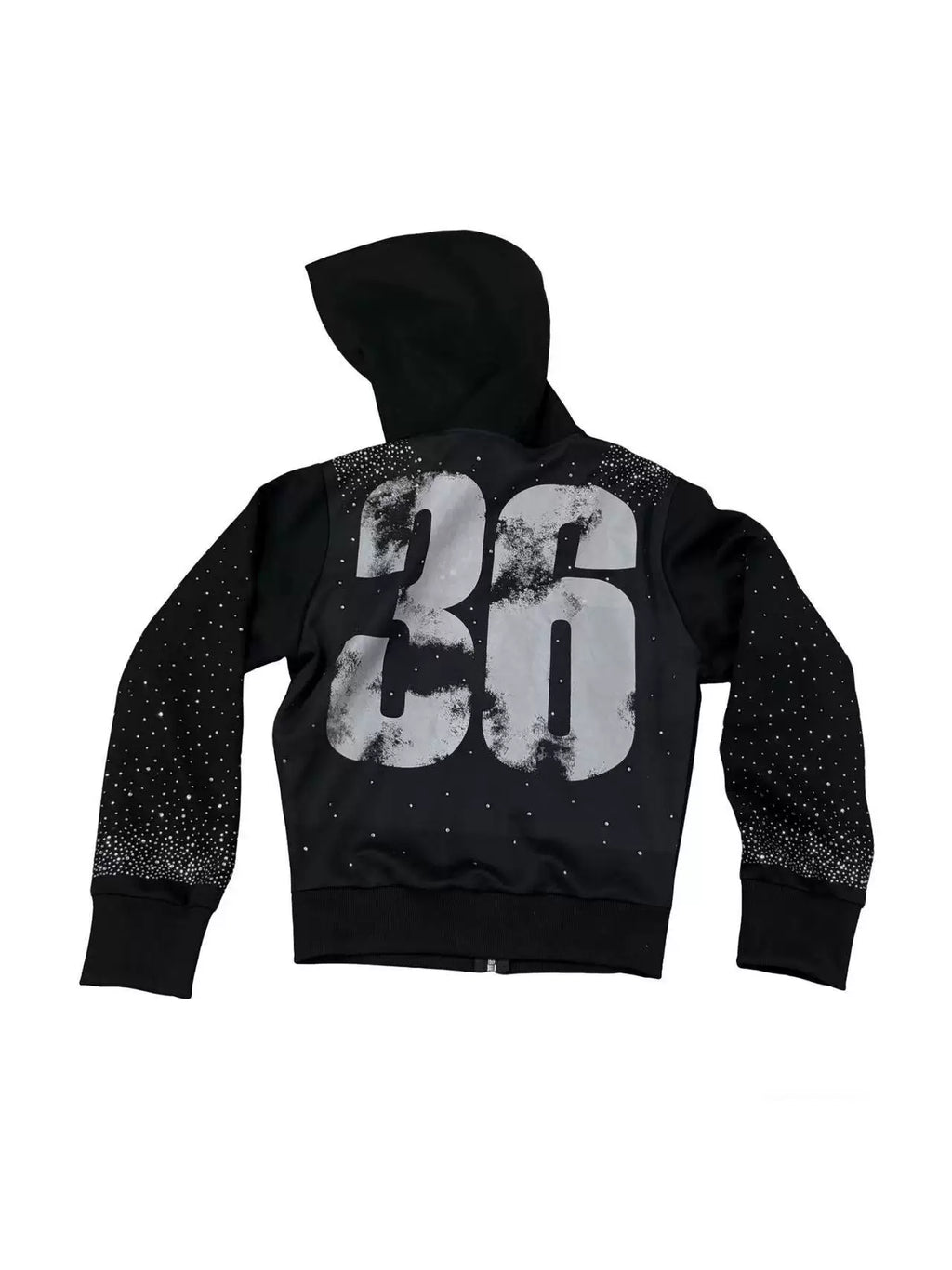 RHINESTONE PEGASUS HOODIE JACKET