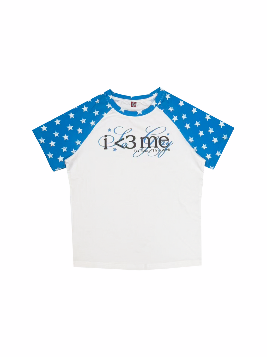 COLORFUL STAR PRINT T-SHIRT