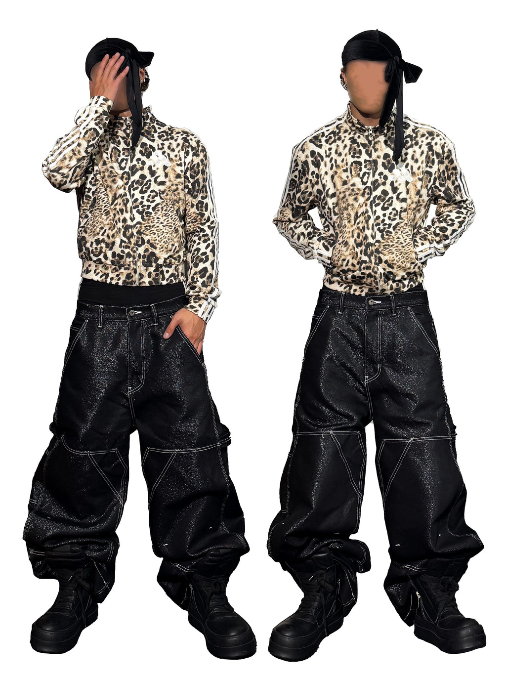 LEOPARD PRINT SPORTS JACKET