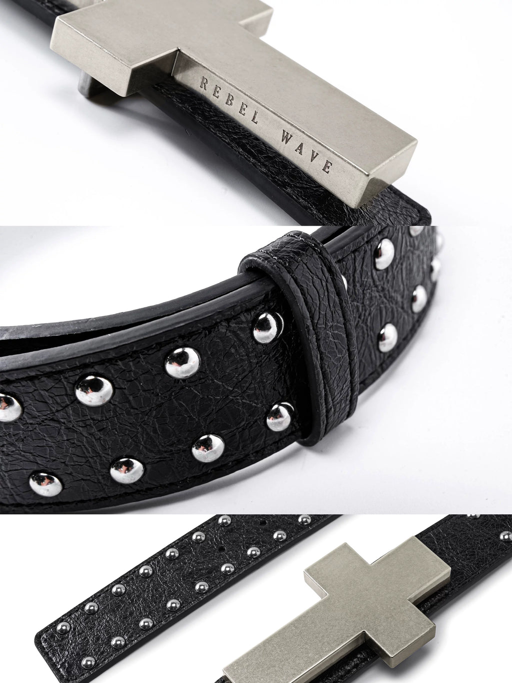 STUDDED CROSS BELT