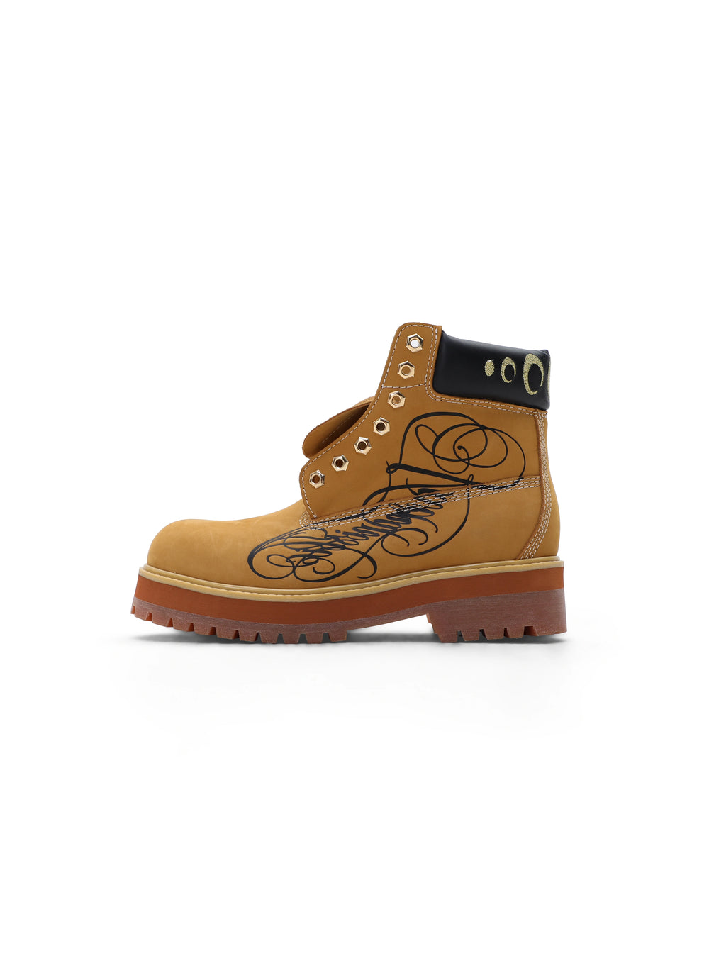 RETRO HIGH-TOP LEATHER BOOTS