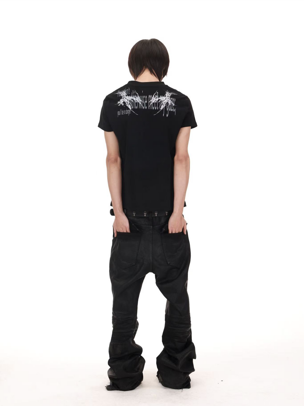 THORN GOTHIC SLOGAN T-SHIRT