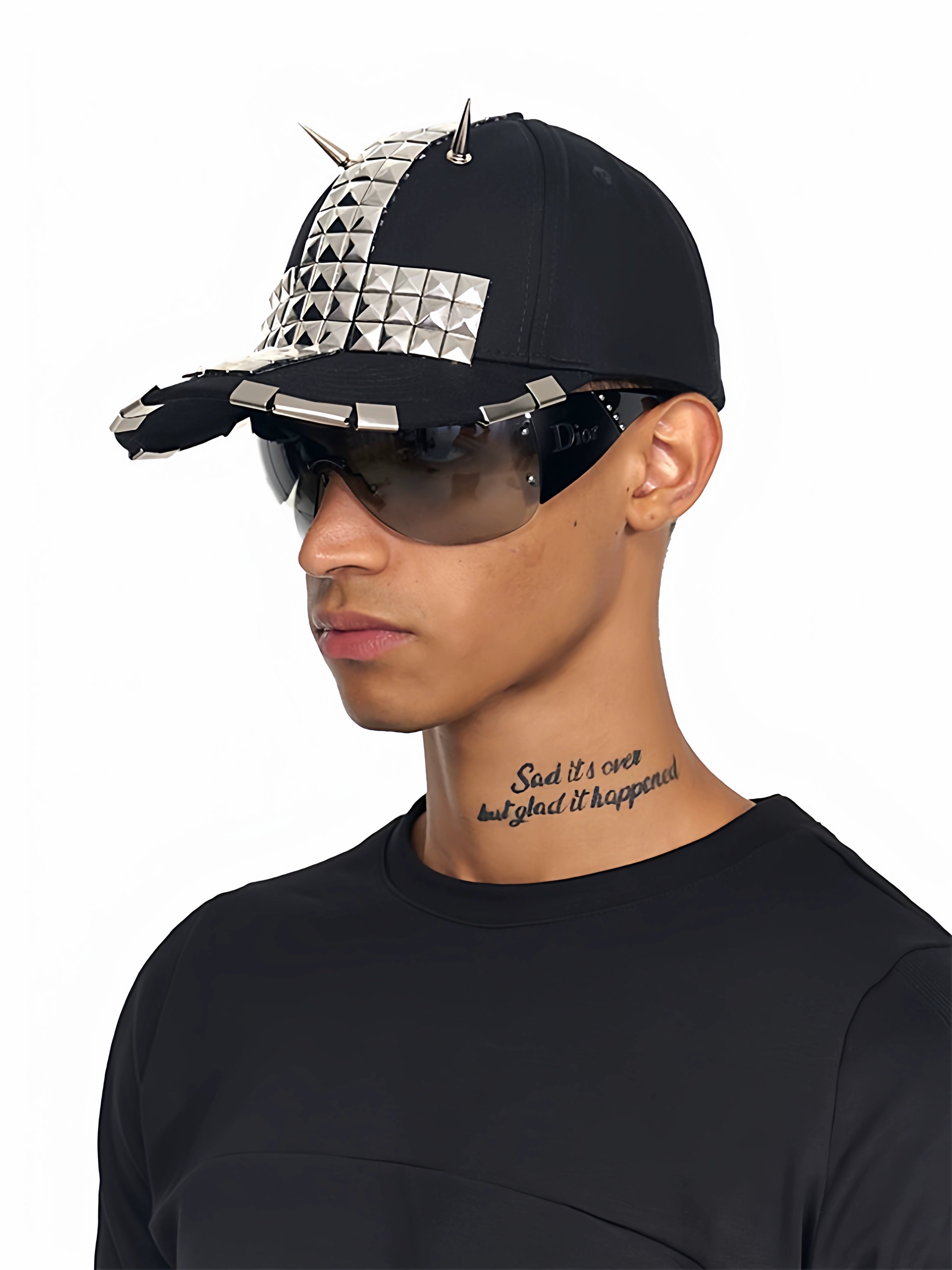 CROSS STUDDED CAP